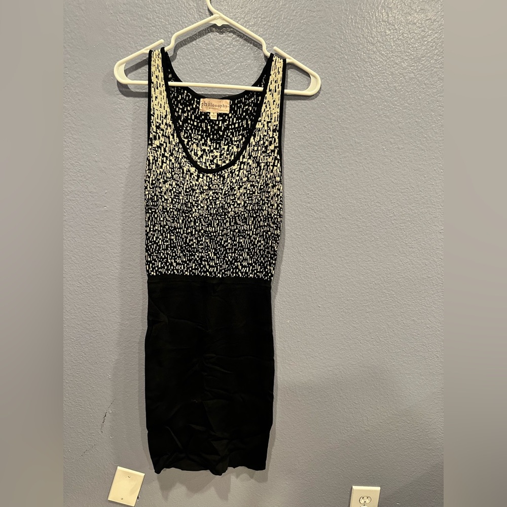 Philosophy Republic Clothing Dress size S black and gold